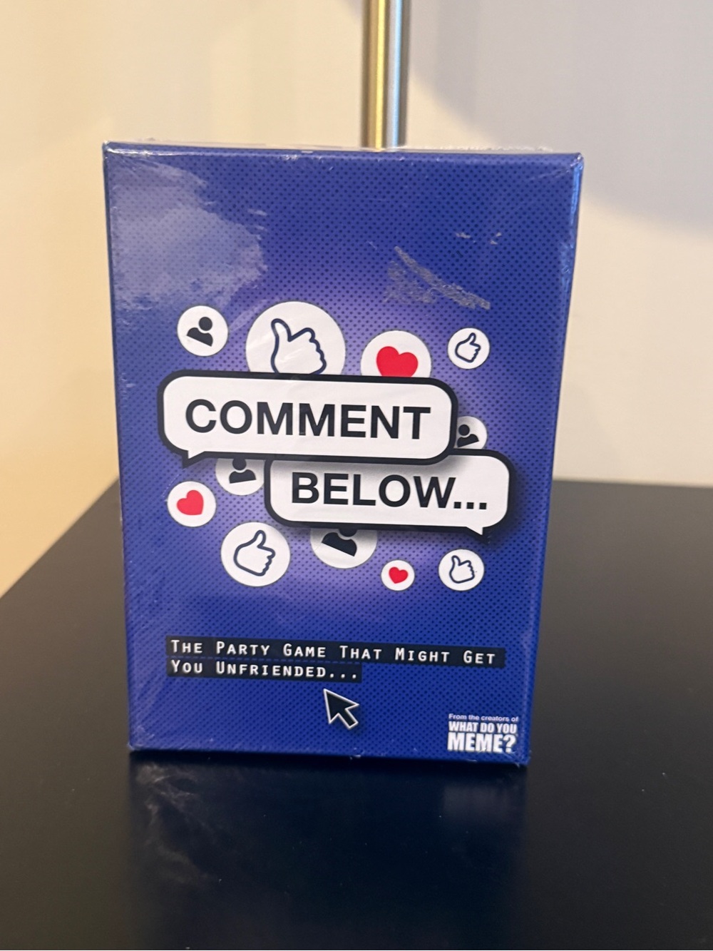 Comment Below Party Game - Blue Social Card Game